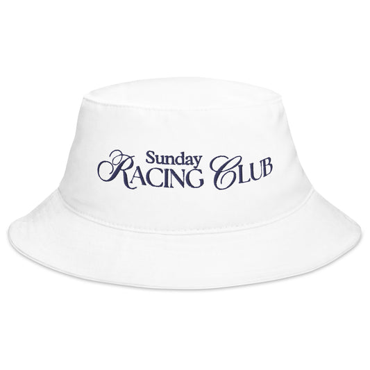 SRC Classic Logo Bucket Hat in White