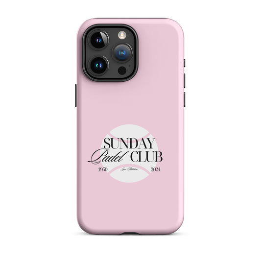 Padel Club Courtside Tough Case for iPhone® in Pink