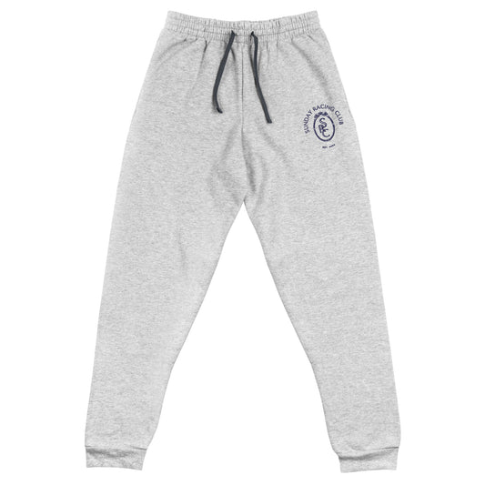 SRC Crest Embroidered Sweatpants in Grey