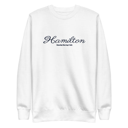 No. 44 Hamilton Script Embroidered Sweatshirt