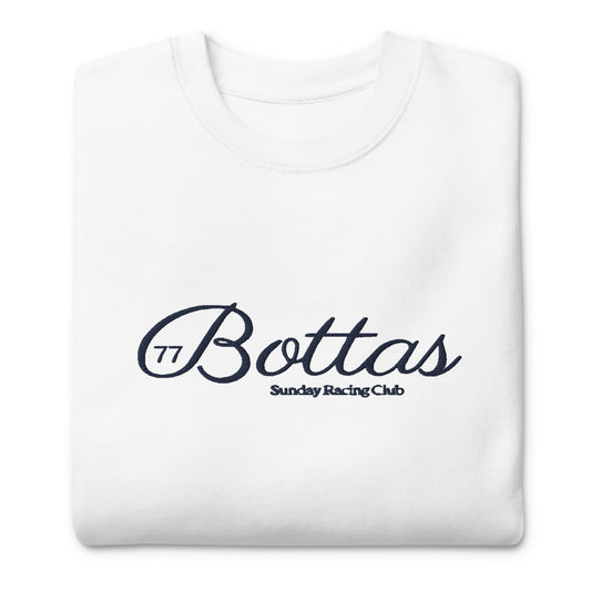 No. 77 Bottas Script Embroidered Sweatshirt