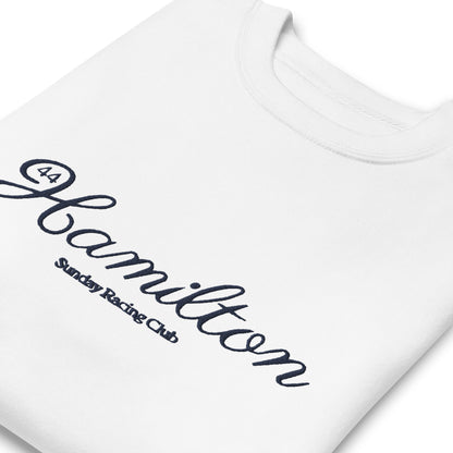 No. 44 Hamilton Script Embroidered Sweatshirt