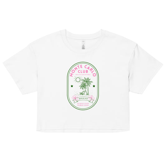 SCWT Monte Carlo Club Cropped T-Shirt