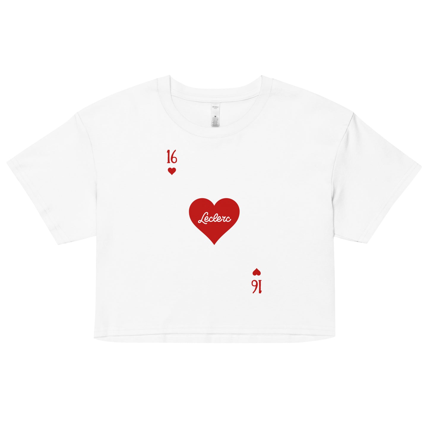 Parc Femme CL16 Hearts Cropped T-Shirt