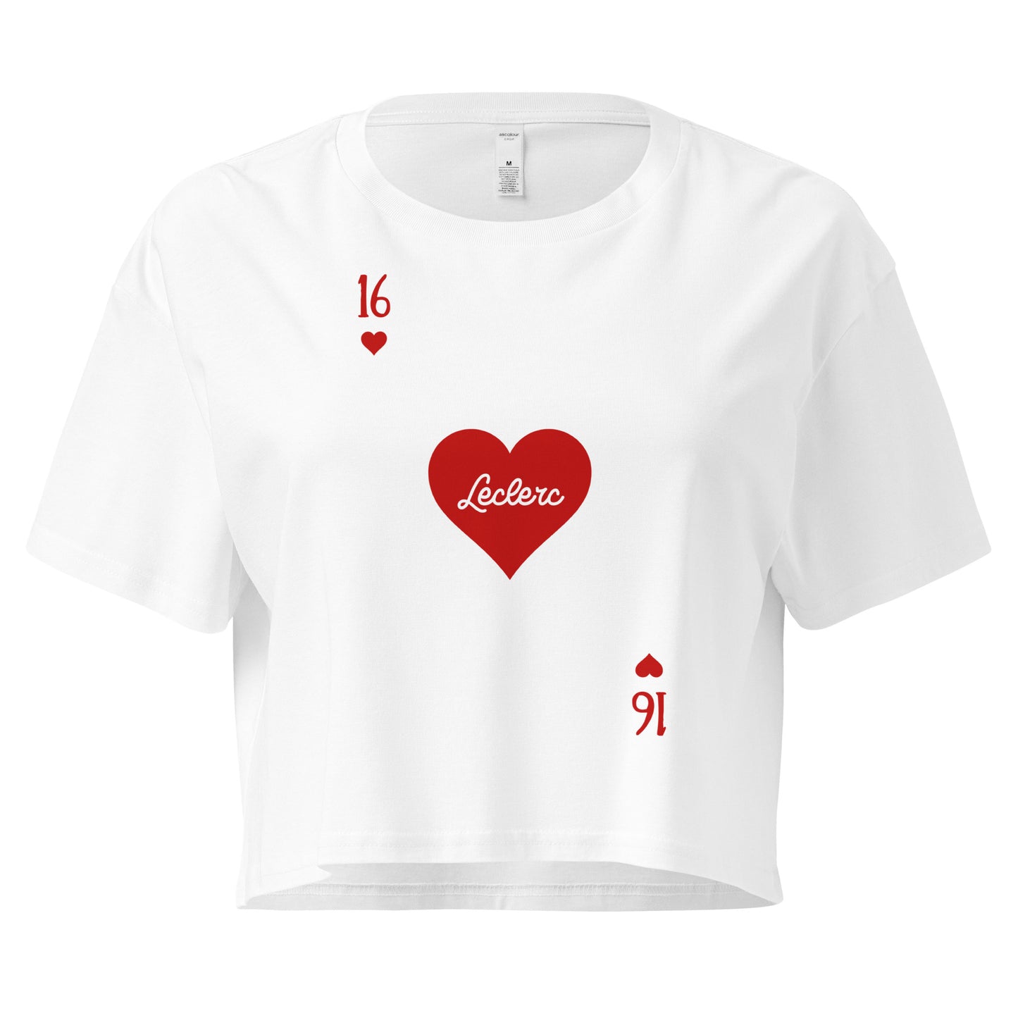 Parc Femme CL16 Hearts Cropped T-Shirt