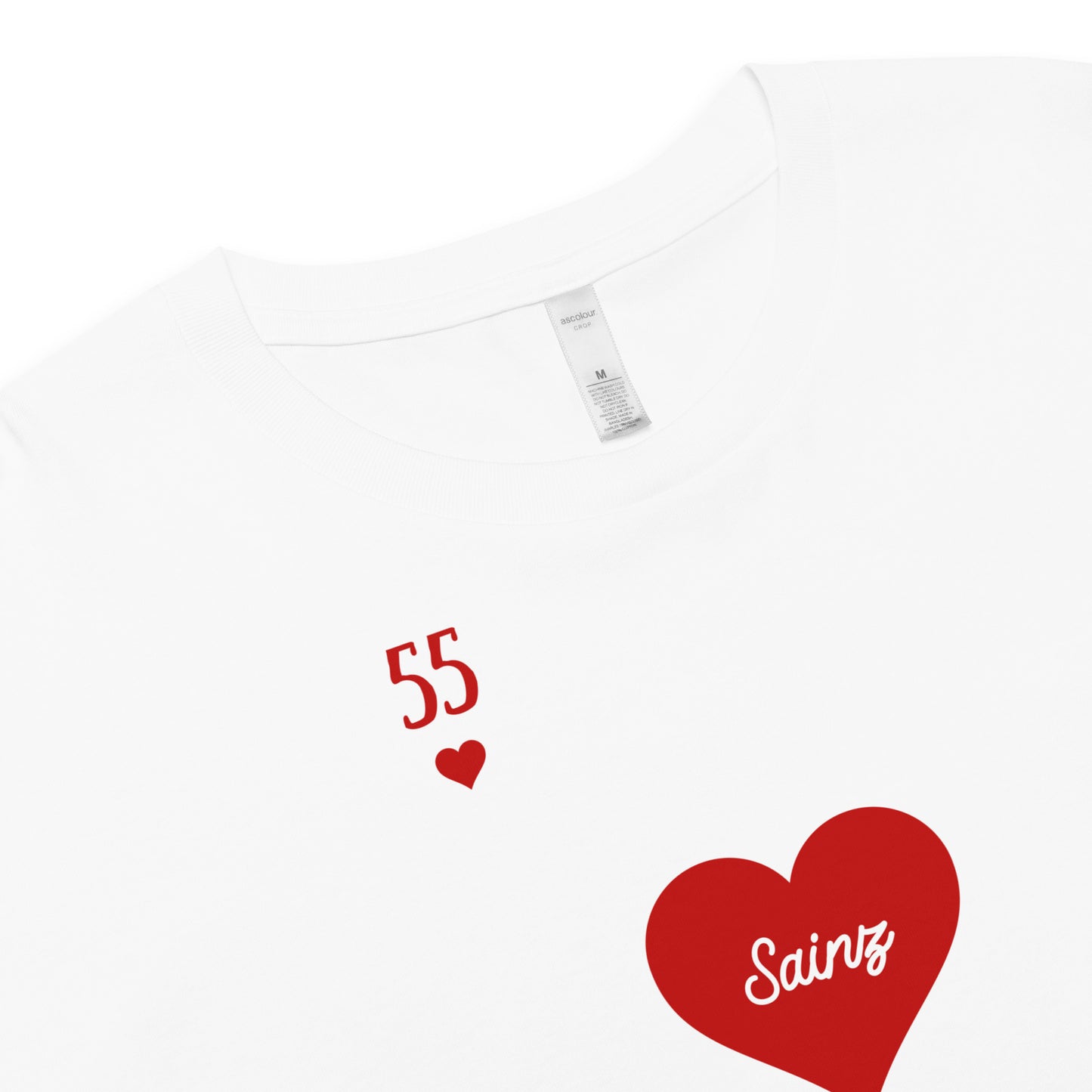 Parc Femme CS55 Hearts Cropped T-Shirt