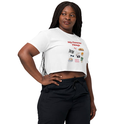 Parc Femme Favorite Things Cropped T-Shirt